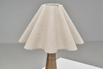 Nils Kahler Table Lamp by Nils K hler Attr for K hler Keramiek Denmark ca 1960s