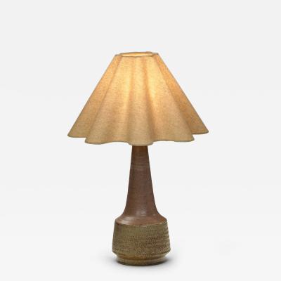 Nils Kahler Table Lamp by Nils K hler Attr for K hler Keramiek Denmark ca 1960s