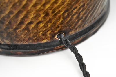 Nils Kahler Yellow Glazed Stoneware Table Lamp by Nils K hler Denmark ca 1950s