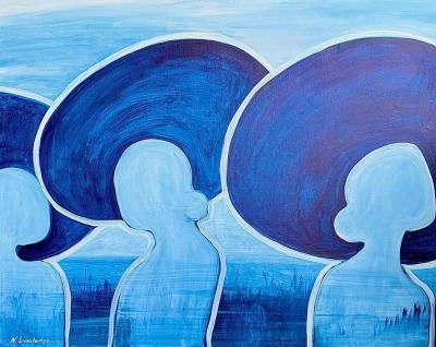 Nina Urushadze Blue Sombreros