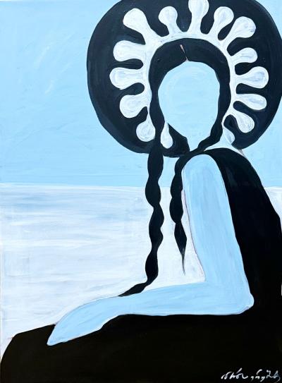 Nina Urushadze Girl with Braids