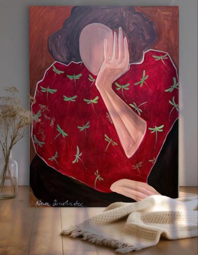 Nina Urushadze In Red