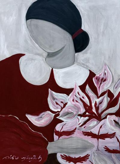 Nina Urushadze Red Tie