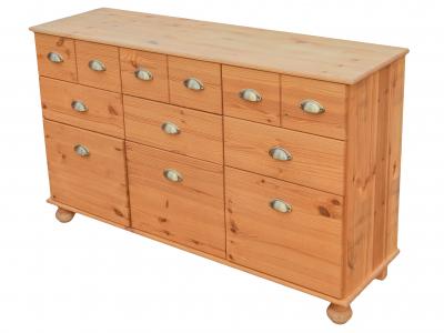 Nine Drawer Pine Chest