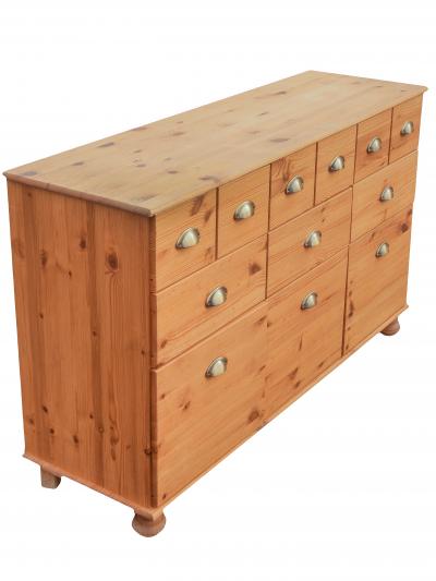 Nine Drawer Pine Chest