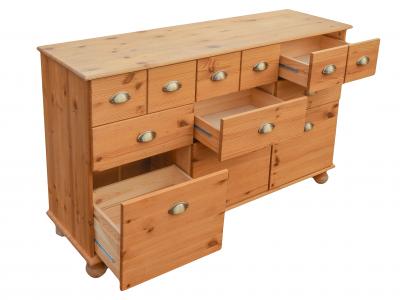 Nine Drawer Pine Chest