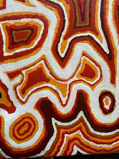 Ningie Nangala Australian Aboriginal Painting Piari by NIngie Nangala
