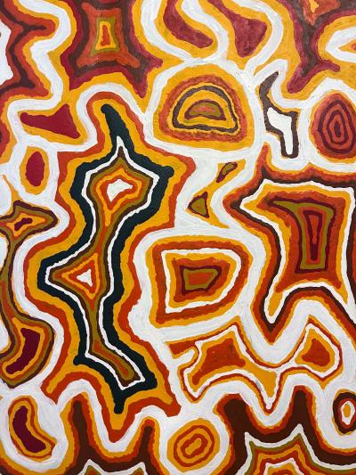 Ningie Nangala Australian Aboriginal Painting Piari by NIngie Nangala