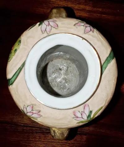 Nippon Art Nouveau Style Butterfly Vase