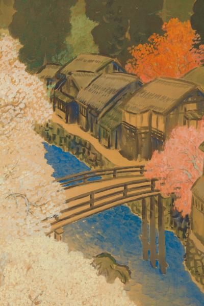 Nishimura Seiki Mountain Stream in Spring and Fall 1917