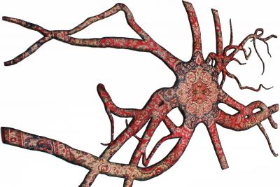 No mi Kiss NEURON wallpiece tapestry