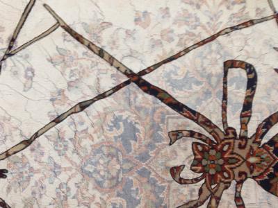 No mi Kiss SPIDERS tapestry artpiece