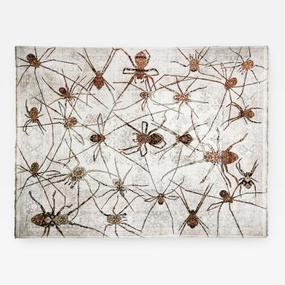 No mi Kiss SPIDERS tapestry artpiece