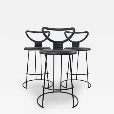 Nobu Tanigawa Set of Three Nardis Stools by Nobu Tanigawa for Fasem