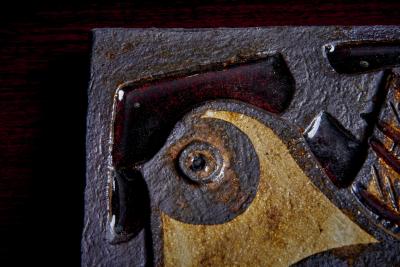 Noomi Backhausen Noomi Backhausen Ceramic Wall Mural Bird by Soholm Denmark 1960s