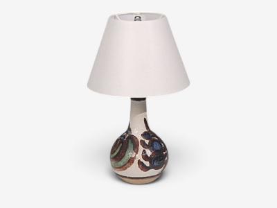 Noomi Backhausen Table Lamp Colorful Glazed Stoneware Denmark 1960s