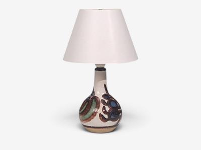 Noomi Backhausen Table Lamp Colorful Glazed Stoneware Denmark 1960s