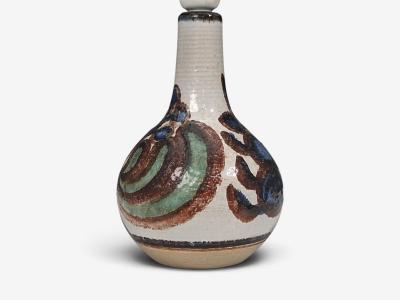 Noomi Backhausen Table Lamp Colorful Glazed Stoneware Denmark 1960s
