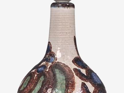 Noomi Backhausen Table Lamp Colorful Glazed Stoneware Denmark 1960s