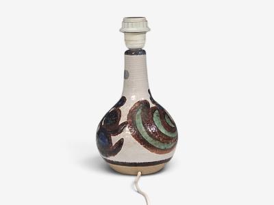 Noomi Backhausen Table Lamp Colorful Glazed Stoneware Denmark 1960s