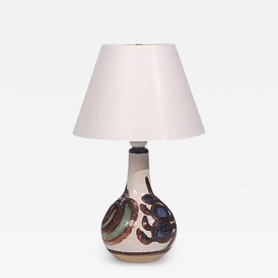 Noomi Backhausen Table Lamp Colorful Glazed Stoneware Denmark 1960s