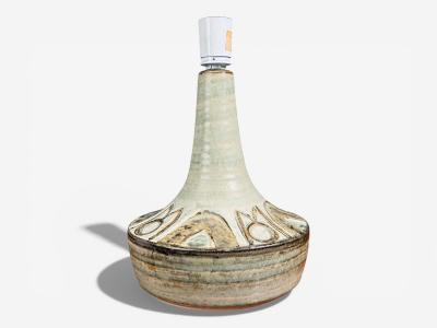 Noomi Backhausen Table Lamp Green Ceramic Denmark 1960s