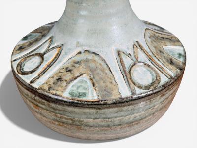 Noomi Backhausen Table Lamp Green Ceramic Denmark 1960s