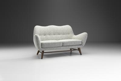 Nordic Mid Century Two Seater Sofa Scandinavia ca 1950s