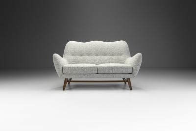 Nordic Mid Century Two Seater Sofa Scandinavia ca 1950s