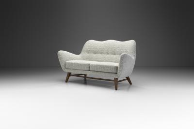 Nordic Mid Century Two Seater Sofa Scandinavia ca 1950s
