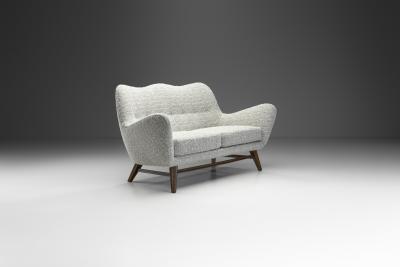 Nordic Mid Century Two Seater Sofa Scandinavia ca 1950s