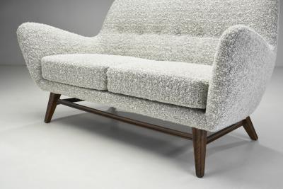 Nordic Mid Century Two Seater Sofa Scandinavia ca 1950s