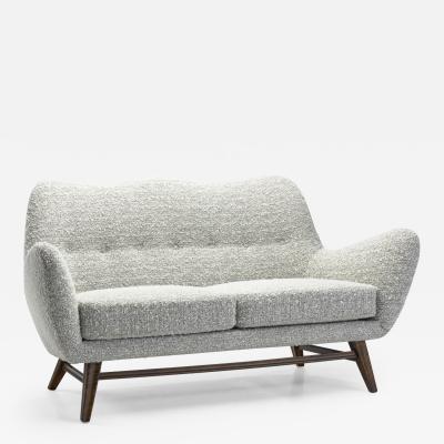 Nordic Mid Century Two Seater Sofa Scandinavia ca 1950s