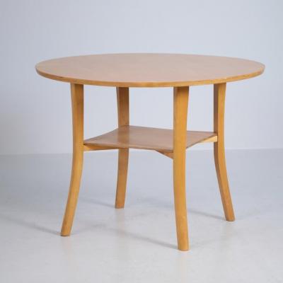 Nordic Modern Coffee Side Table in Birch Finland 1950s