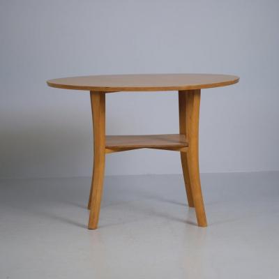 Nordic Modern Coffee Side Table in Birch Finland 1950s