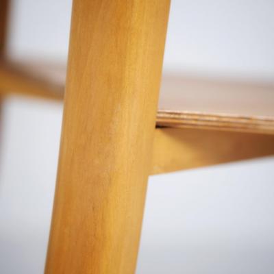 Nordic Modern Coffee Side Table in Birch Finland 1950s