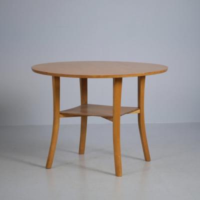 Nordic Modern Coffee Side Table in Birch Finland 1950s