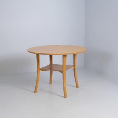 Nordic Modern Coffee Side Table in Birch Finland 1950s