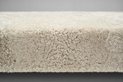 Nordic Modern Daybed in Sheepskin Scandinavia ca 1950s