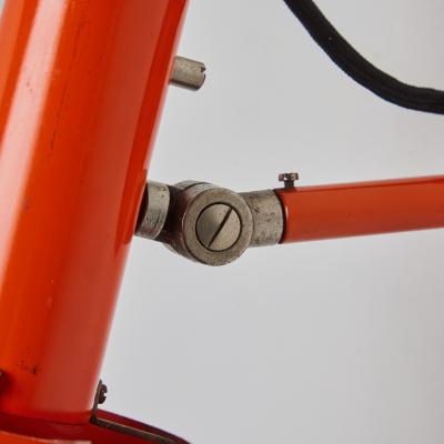 Nordisk Solar Pair of Large 1970s Orange Sconces for Nordisk Solar