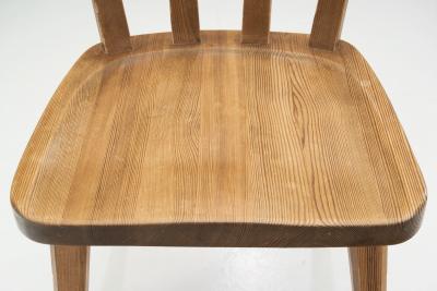 Nordiska Kompaniet Pine Eker Chairs Sweden 1930s