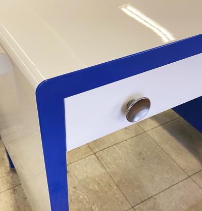 Norman Bel Geddes 1940s Norman Bel Geddes Tanker Metal Desk for Simmons