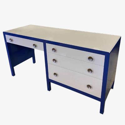 Norman Bel Geddes 1940s Norman Bel Geddes Tanker Metal Desk for Simmons