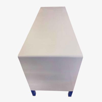 Norman Bel Geddes 1940s Norman Bel Geddes Tanker Metal Desk for Simmons