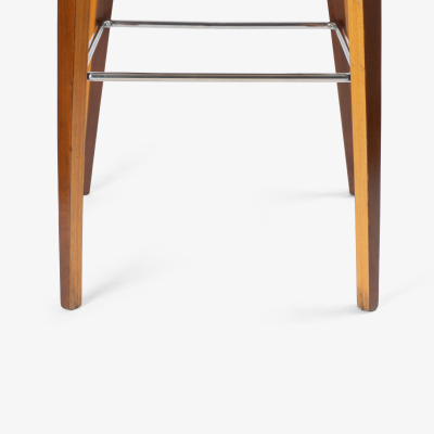 Norman Cherner Cherner Barstools With Italian Suede Seats by Norman Cherner Set of 4