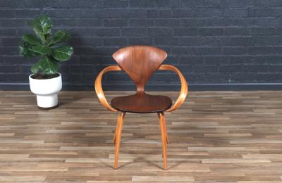 Norman Cherner Mid Century Pretzel Arm Chair by Norman Cherner for Plycraft