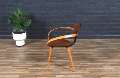 Norman Cherner Mid Century Pretzel Arm Chair by Norman Cherner for Plycraft