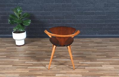 Norman Cherner Mid Century Pretzel Arm Chair by Norman Cherner for Plycraft