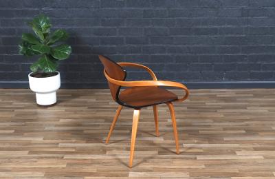 Norman Cherner Mid Century Pretzel Arm Chair by Norman Cherner for Plycraft
