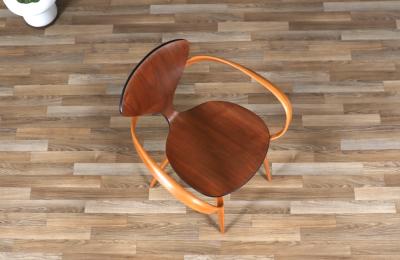 Norman Cherner Mid Century Pretzel Arm Chair by Norman Cherner for Plycraft